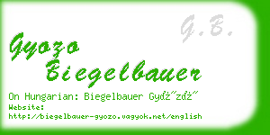 gyozo biegelbauer business card